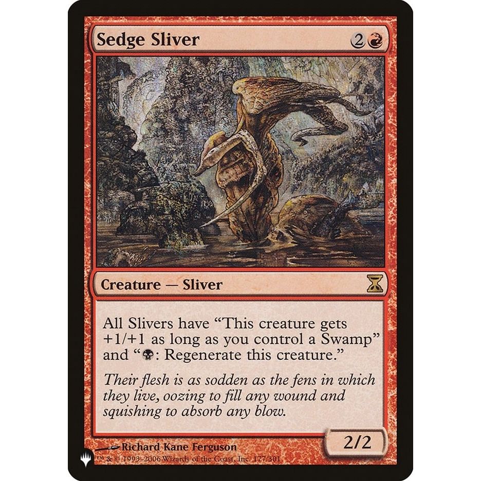 Image for Sedge Sliver (177/301) (LIST) - Magic: The Gathering