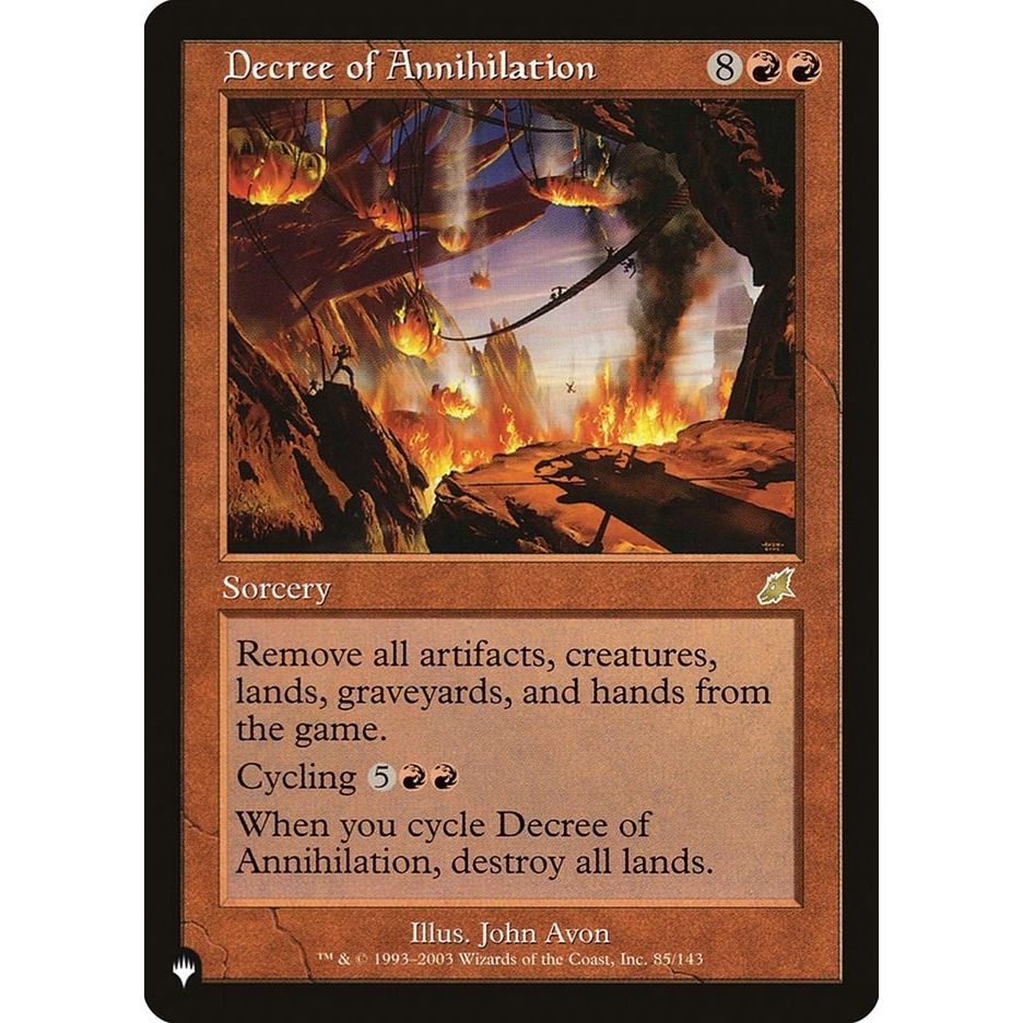 Image for Decree of Annihilation (85/143) (LIST) - Magic: The Gathering
