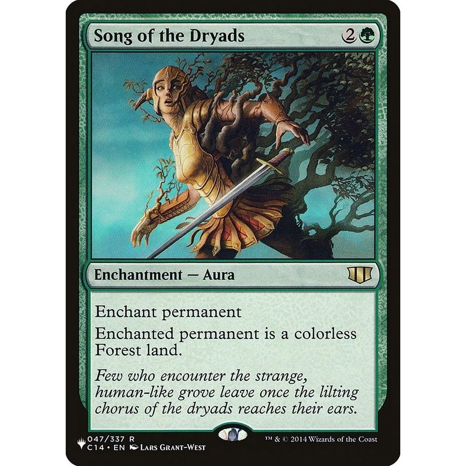 Image for Song of the Dryads (047/337) (LIST) - Magic: The Gathering