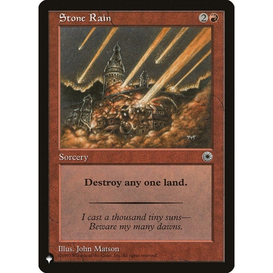 Image for Stone Rain (LIST) - Magic: The Gathering