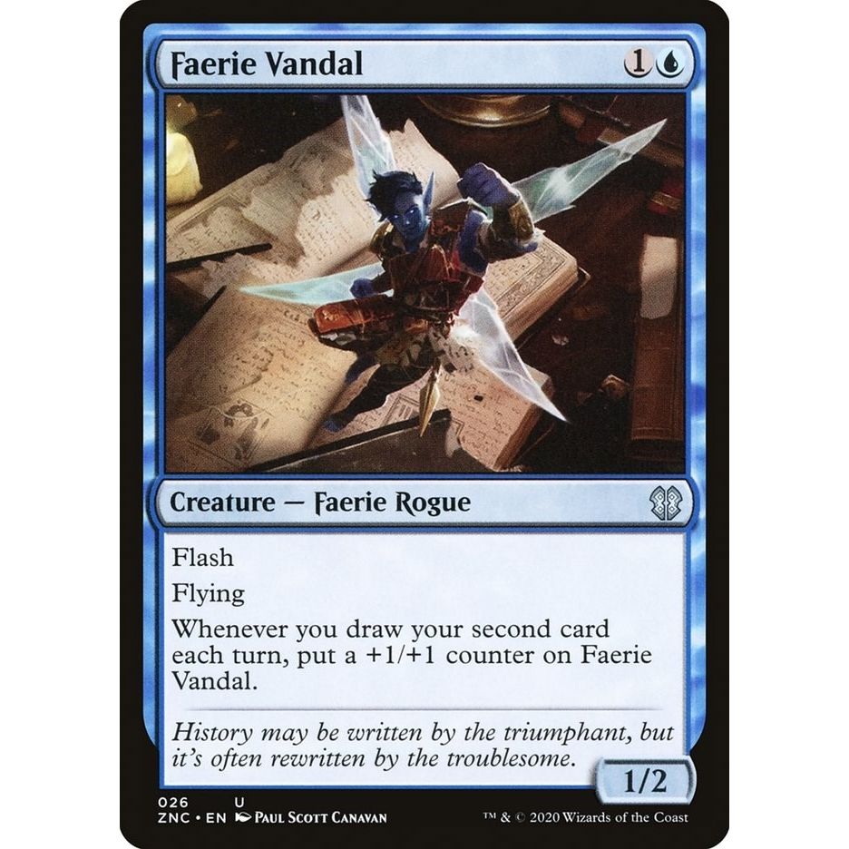 Image for Faerie Vandal (26) (ZNC) - Magic: The Gathering