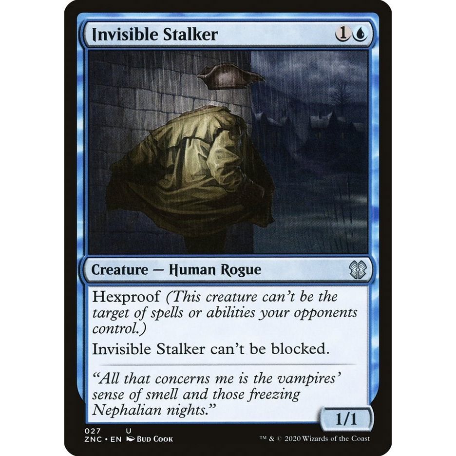 Image for Invisible Stalker (27) (ZNC) - Magic: The Gathering