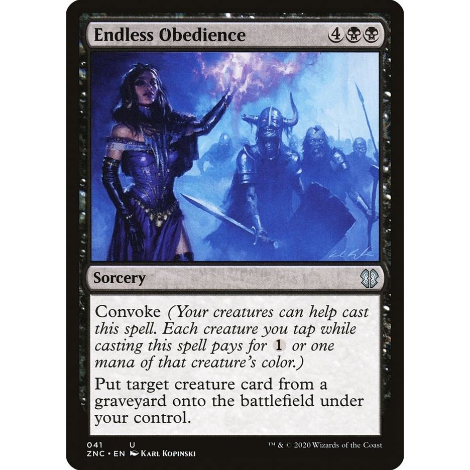 Image for Endless Obedience (41) (ZNC) - Magic: The Gathering
