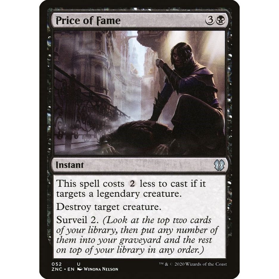Image for Price of Fame (52) (ZNC) - Magic: The Gathering