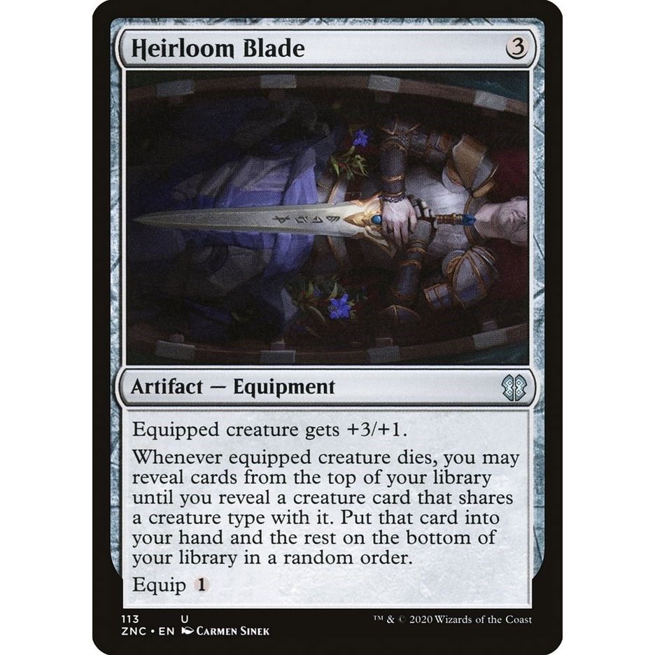 Image for Heirloom Blade (113) (ZNC) - Magic: The Gathering