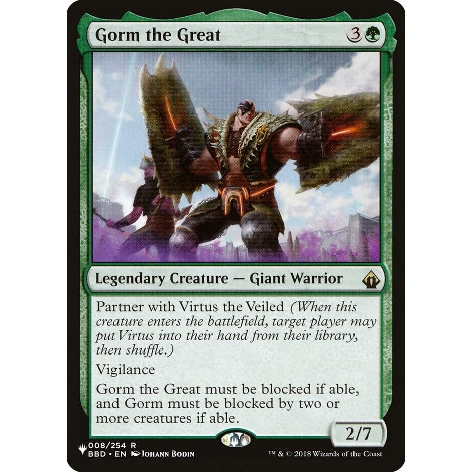 Image for Gorm the Great (008/254) (LIST) - Magic: The Gathering