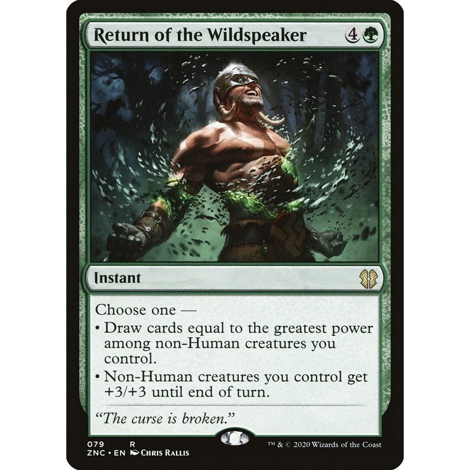 Image for Return of the Wildspeaker (79) (ZNC) - Magic: The Gathering