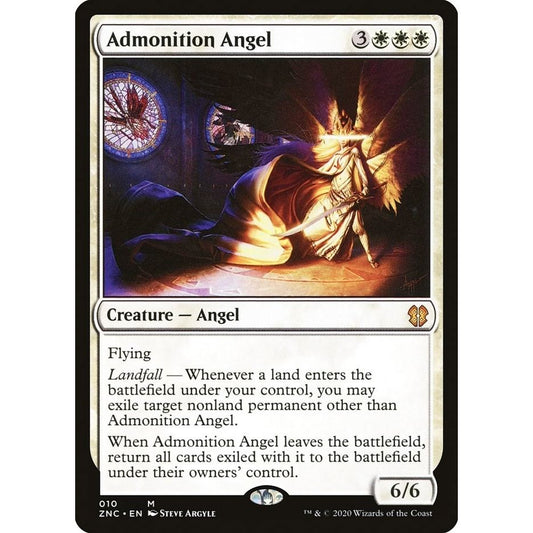Image for Admonition Angel (10) (ZNC) - Magic: The Gathering