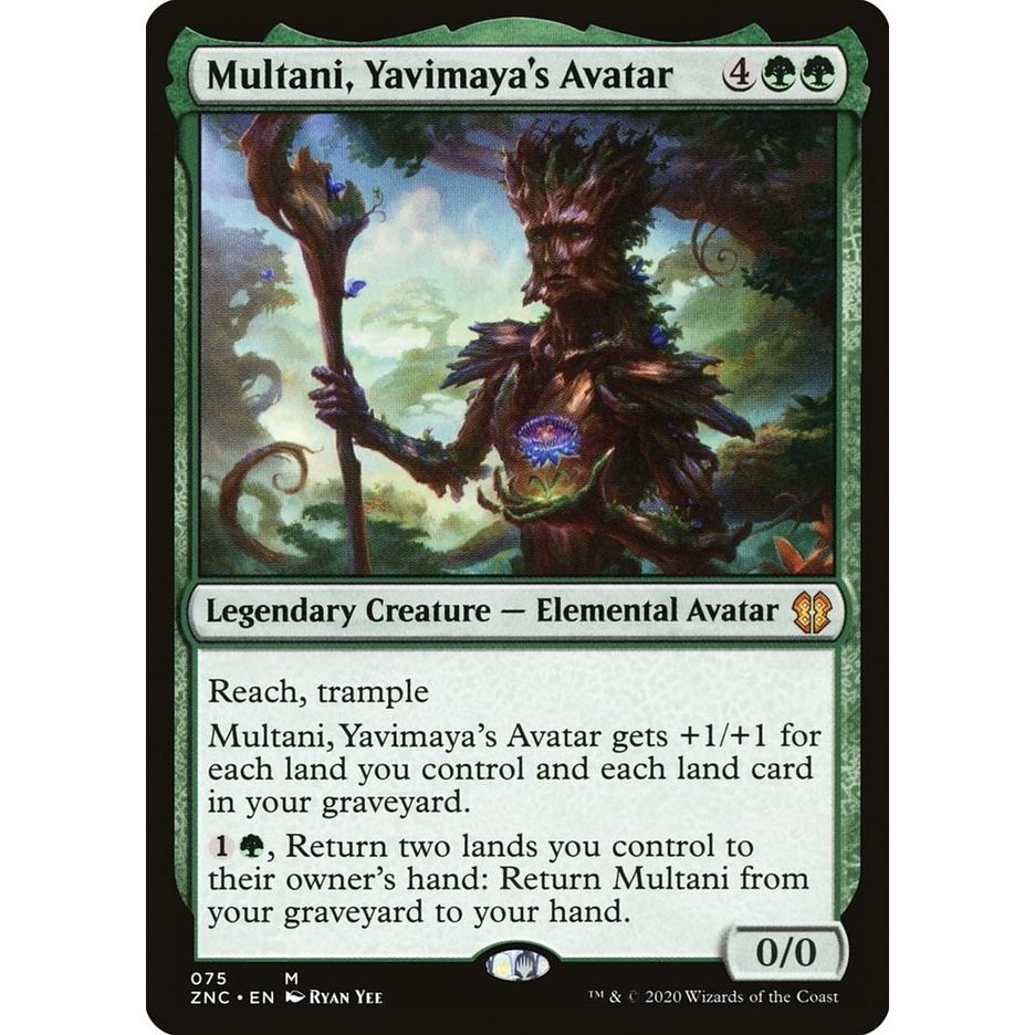 Image for Multani, Yavimaya's Avatar (75) (ZNC) - Magic: The Gathering