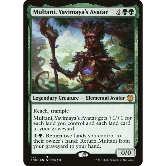 Image for Multani, Yavimaya's Avatar (75) (ZNC) - Magic: The Gathering