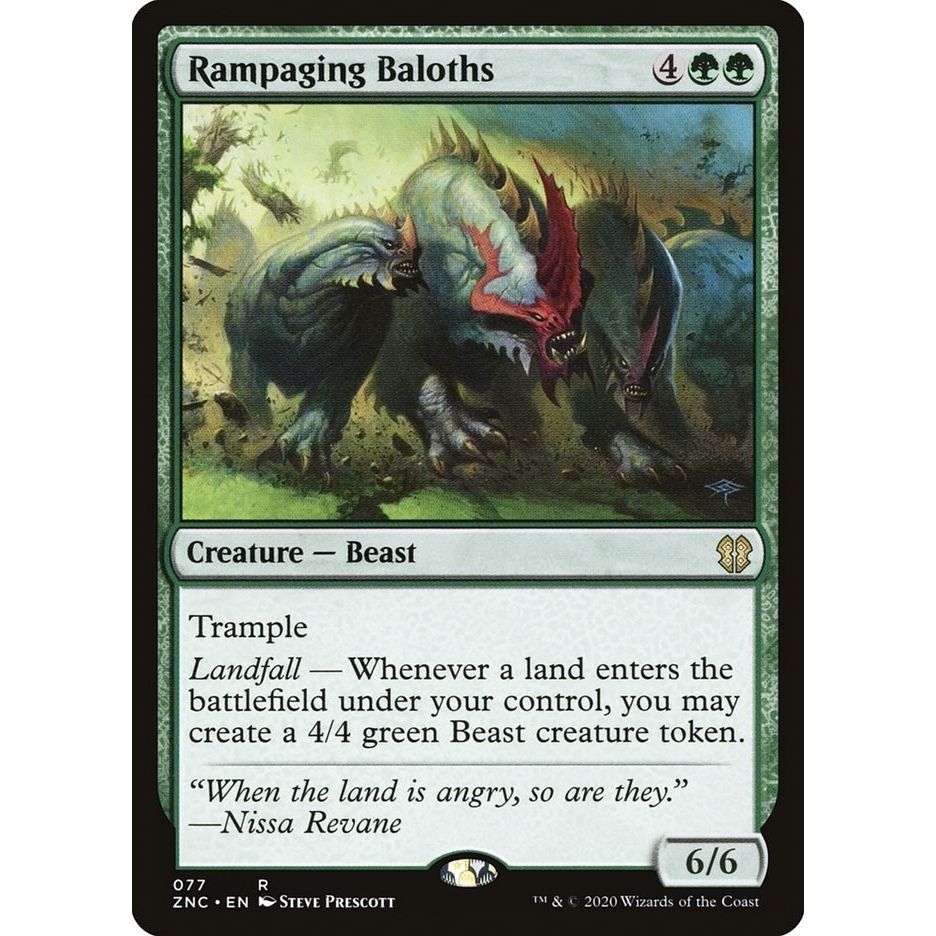 Image for Rampaging Baloths (77) (ZNC) - Magic: The Gathering