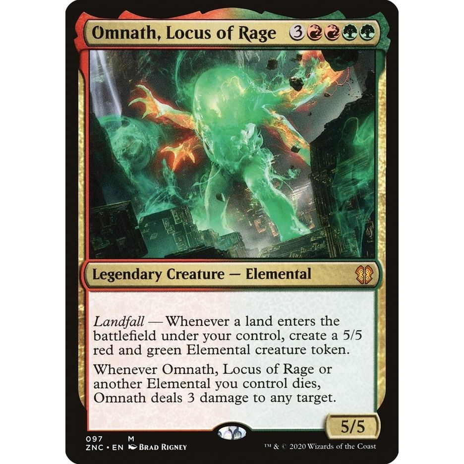 Image for Omnath, Locus of Rage (97) (ZNC) - Magic: The Gathering