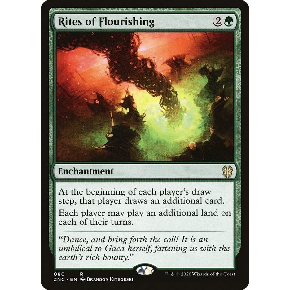 Image for Rites of Flourishing (80) (ZNC) - Magic: The Gathering