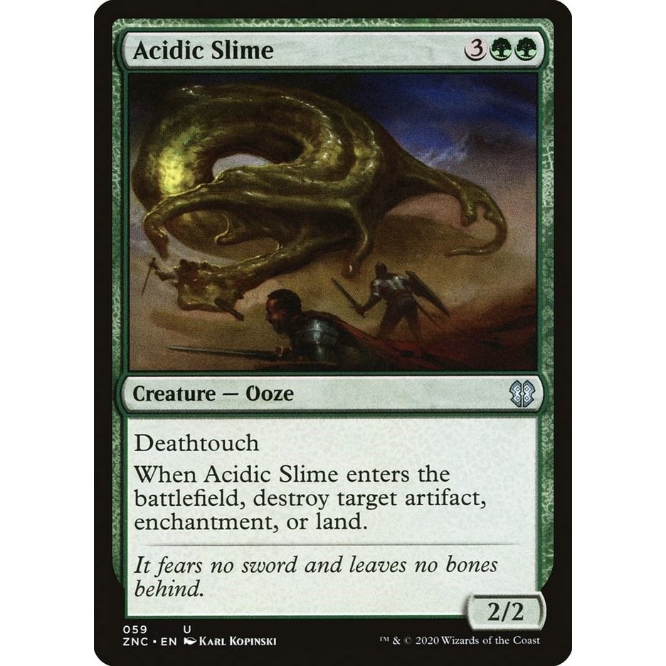 Image for Acidic Slime (59) (ZNC) - Magic: The Gathering