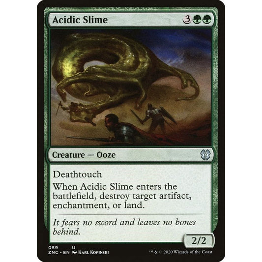 Image for Acidic Slime (59) (ZNC) - Magic: The Gathering