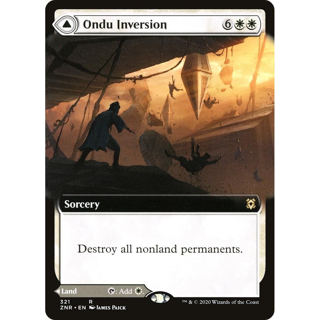 Image for Ondu Inversion (Extended Art) (321) (ZNR) - Magic: The Gathering