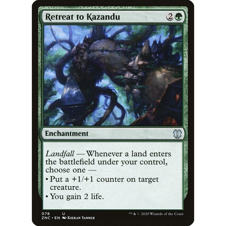 Image for Retreat to Kazandu (78) (ZNC) - Magic: The Gathering