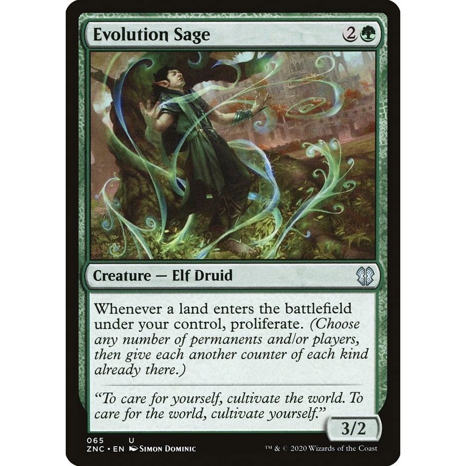 Image for Evolution Sage (65) (ZNC) - Magic: The Gathering