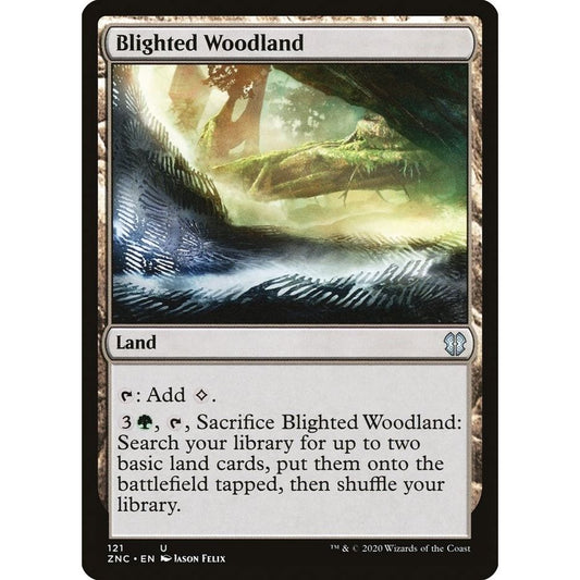 Image for Blighted Woodland (121) (ZNC) - Magic: The Gathering