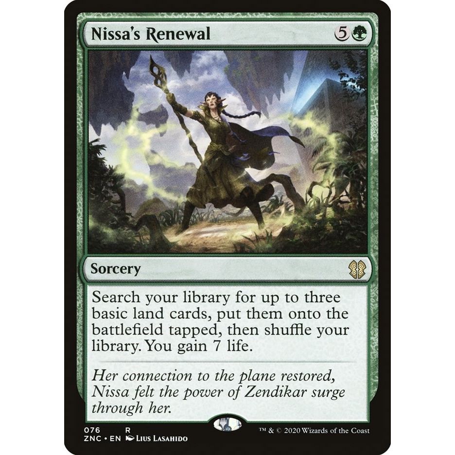 Image for Nissa's Renewal (76) (ZNC) - Magic: The Gathering