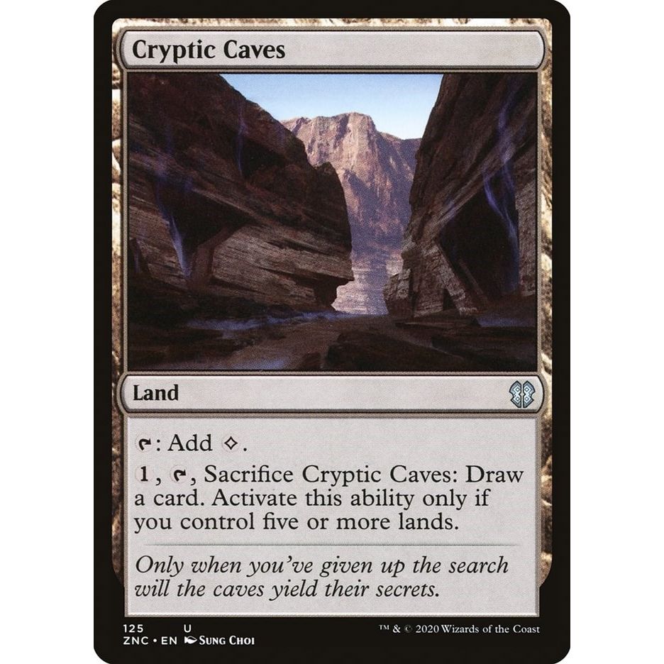 Image for Cryptic Caves (125) (ZNC) - Magic: The Gathering