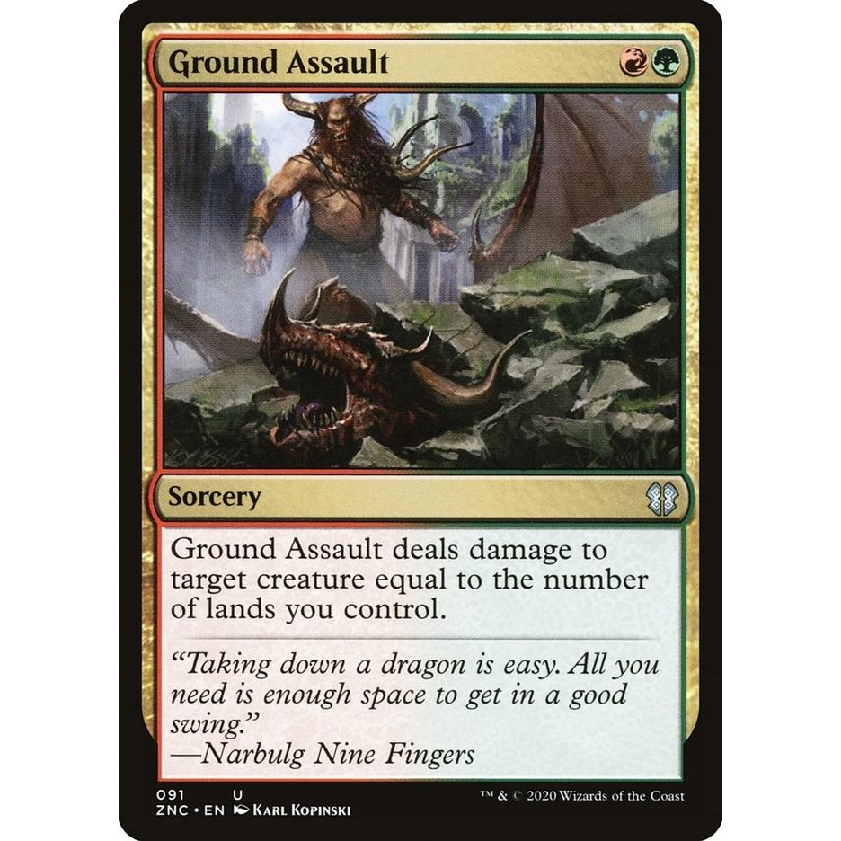 Image for Ground Assault (91) (ZNC) - Magic: The Gathering