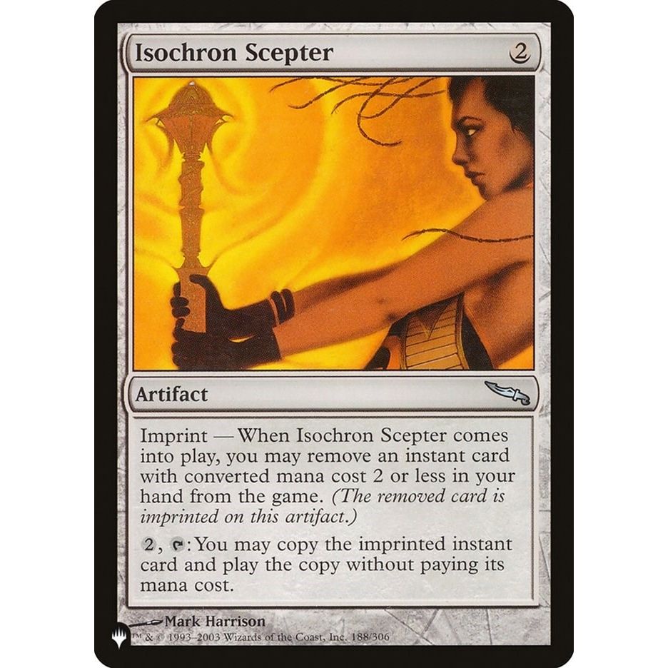 Image for Isochron Scepter (188/306) (LIST) - Magic: The Gathering
