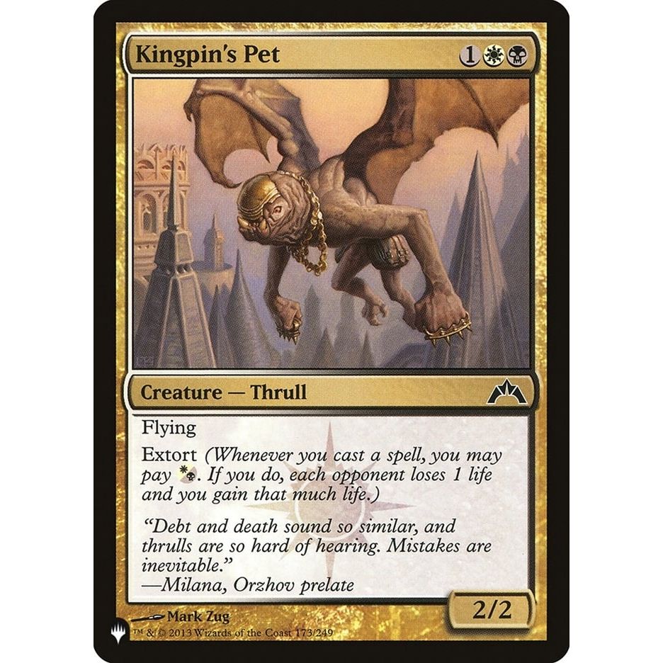 Image for Kingpin's Pet (173/249) (LIST) - Magic: The Gathering