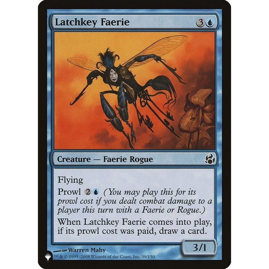 Image for Latchkey Faerie (39/150) (LIST) - Magic: The Gathering