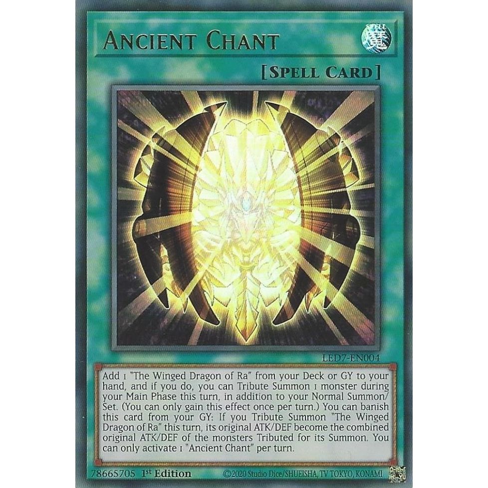 Image for Ancient Chant (LED7-EN004) (LED7) - YuGiOh