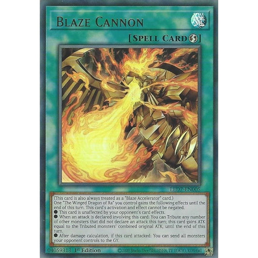 Image for Blaze Cannon (LED7-EN005) (LED7) - YuGiOh