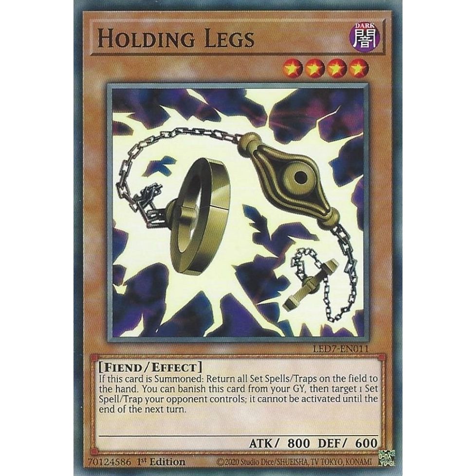 Image for Holding Legs (LED7-EN011) (LED7) - YuGiOh