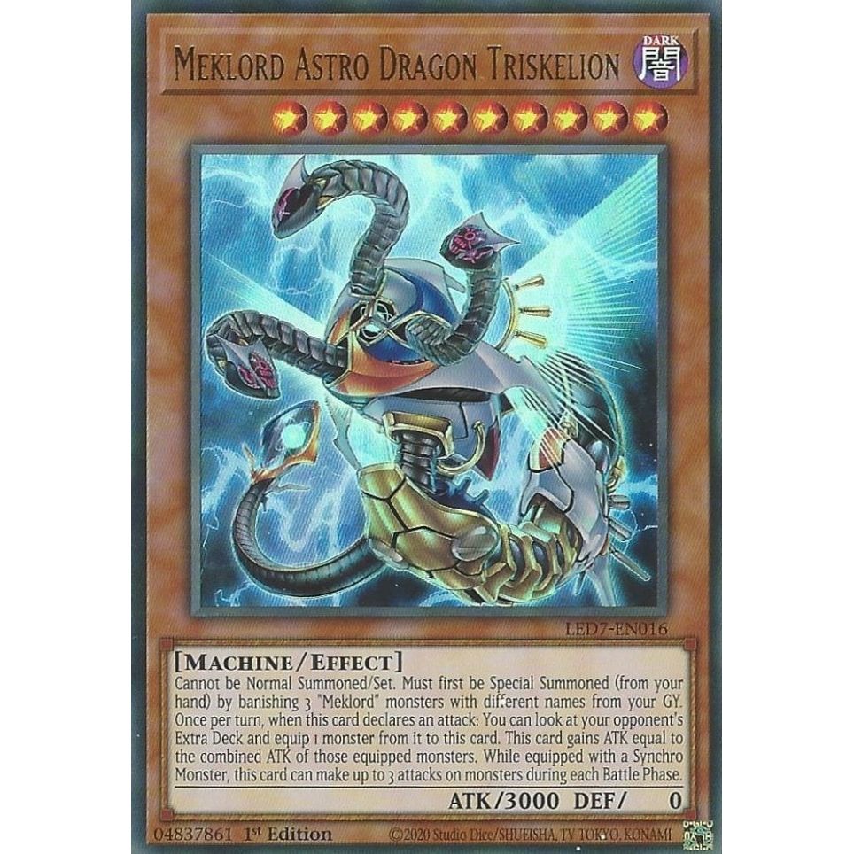Image for Meklord Astro Dragon Triskelion (LED7-EN016) (LED7) - YuGiOh