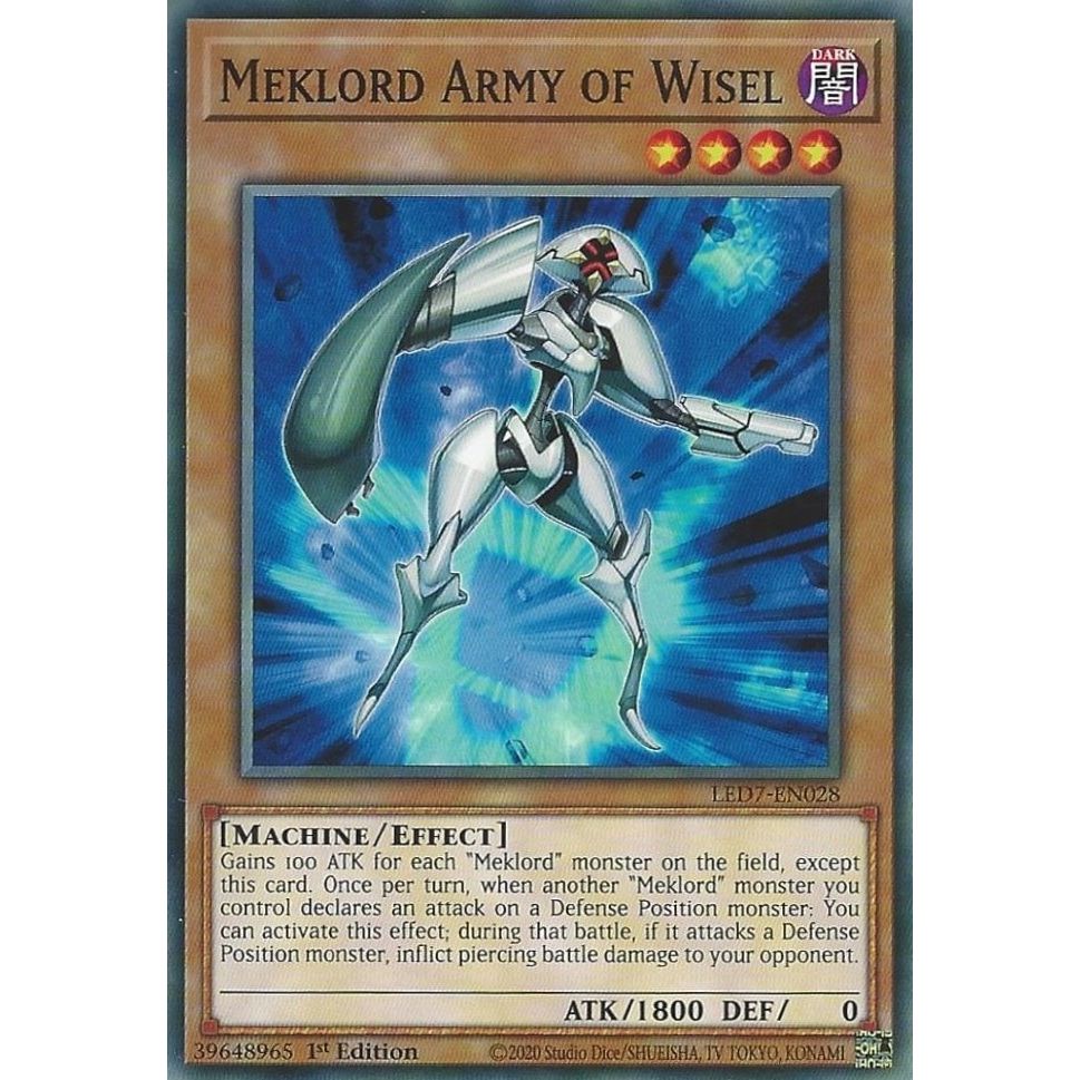 Image for Meklord Army of Wisel (LED7-EN028) (LED7) - YuGiOh