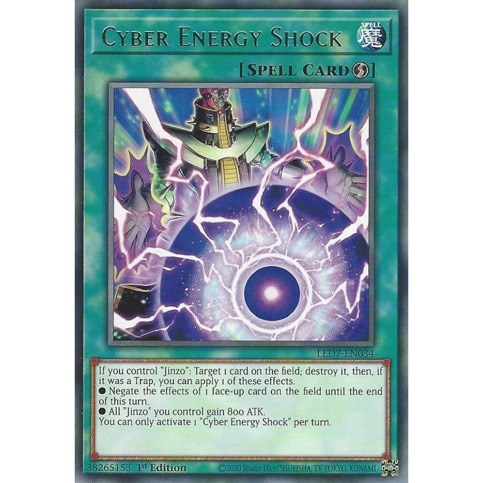 Image for Cyber Energy Shock (LED7-EN034) (LED7) - YuGiOh