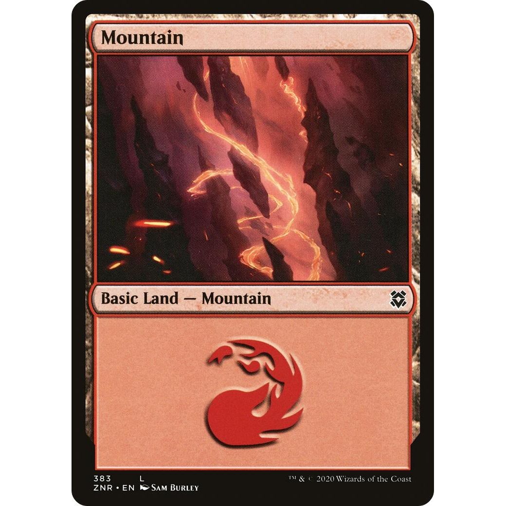 Image for Mountain (383) (ZNR) - Magic: The Gathering
