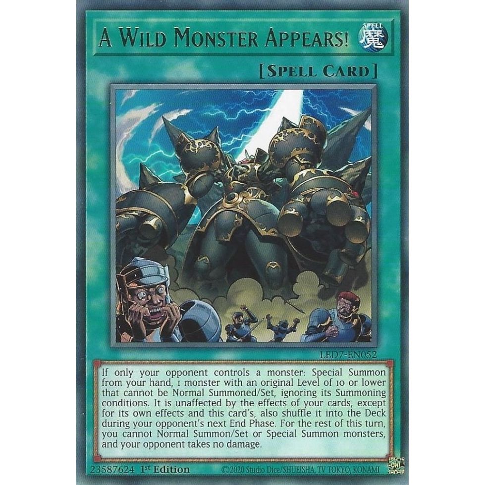 Image for A Wild Monster Appears! (LED7-EN052) (LED7) - YuGiOh