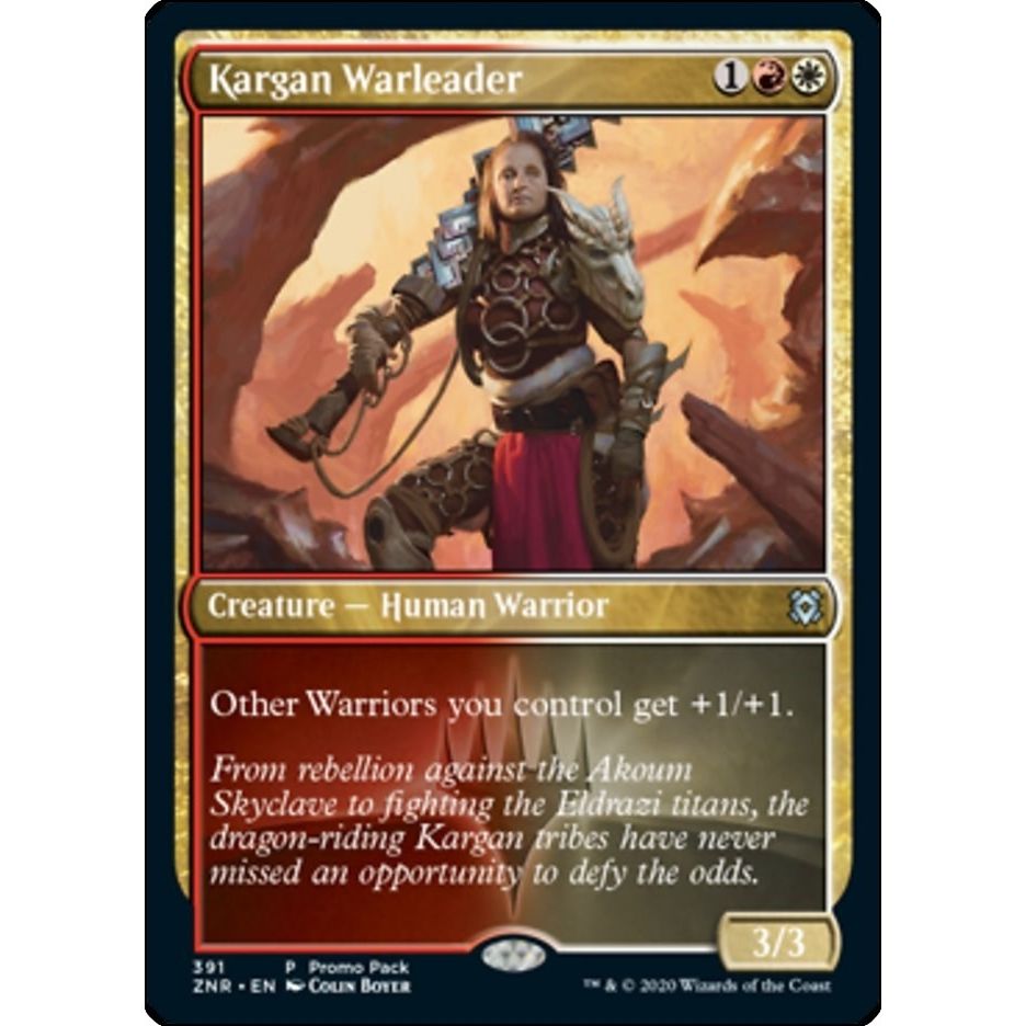 Image for Kargan Warleader (391) (PPZNR) - Magic: The Gathering