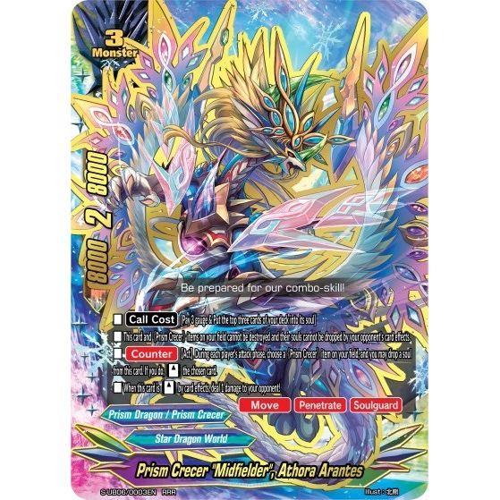 Image for Prism Crecer "Midfielder", Athora Arantes (S-UB06/0003EN) (S-UB06) - Future Card BuddyFight
