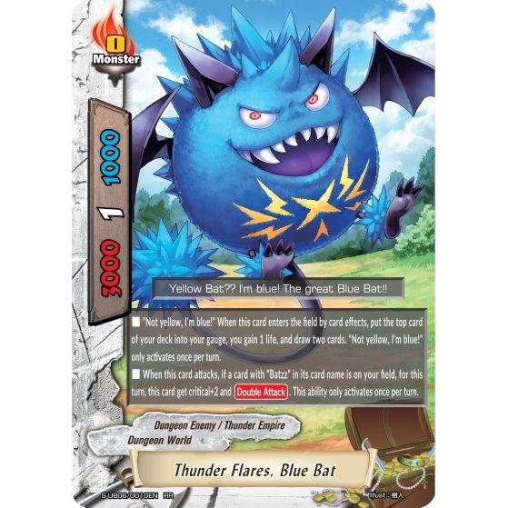 Image for Thunder Flares, Blue Bat (S-UB06/0010EN) (S-UB06) - Future Card BuddyFight