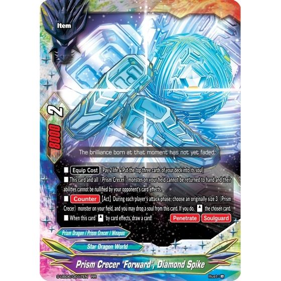 Image for Prism Crecer "Forward", Diamond Spike (S-UB06/0017EN) (S-UB06) - Future Card BuddyFight