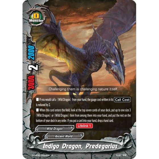 Image for Indigo Dragon, Predegarius (S-UB06/0024EN) (S-UB06) - Future Card BuddyFight