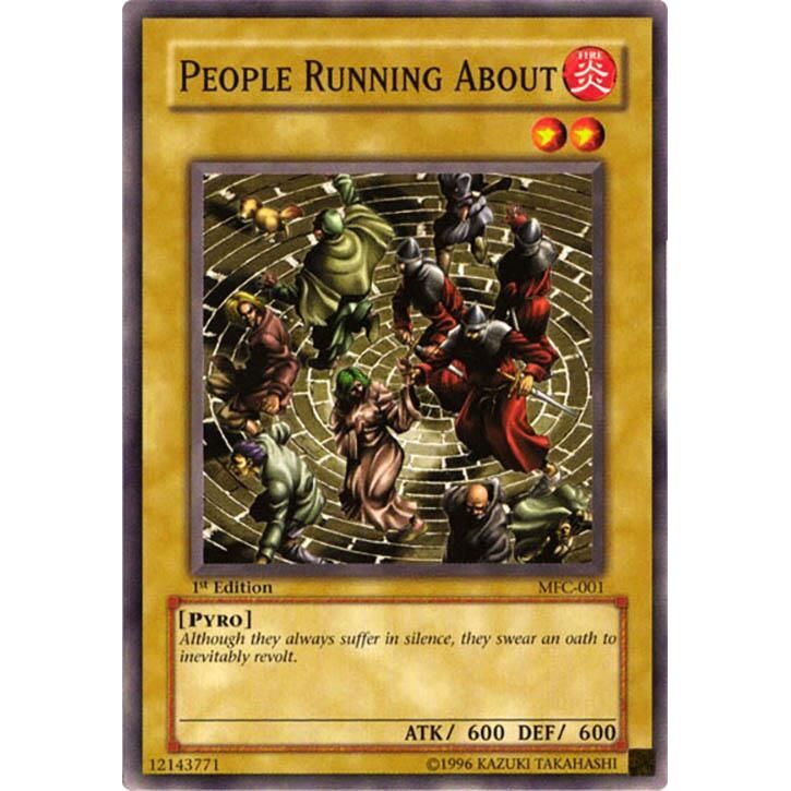 Image for People Running About (MFC-001) (MFC) - YuGiOh