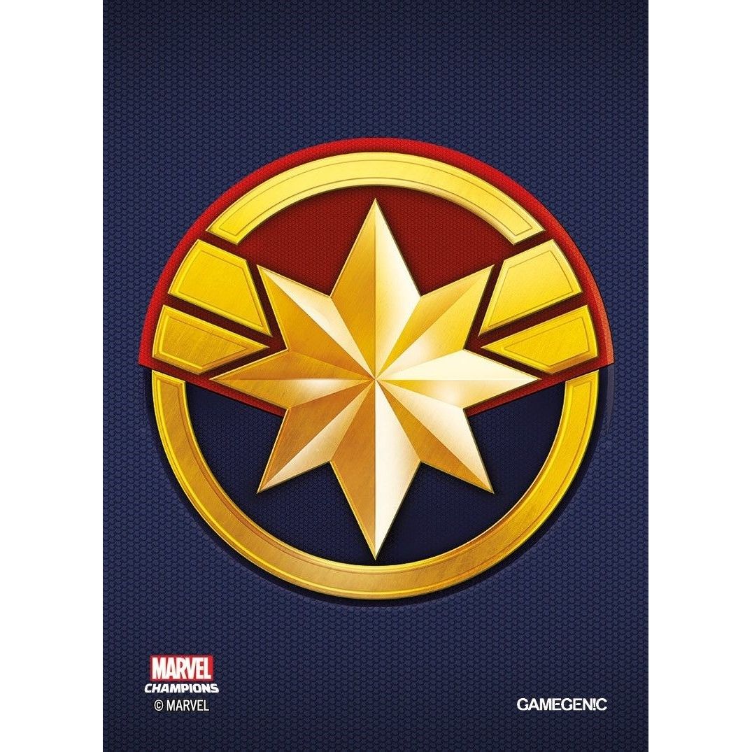 Image for Marvel Champions - Captain Marvel Card Sleeves (50ct.) - Card Sleeves