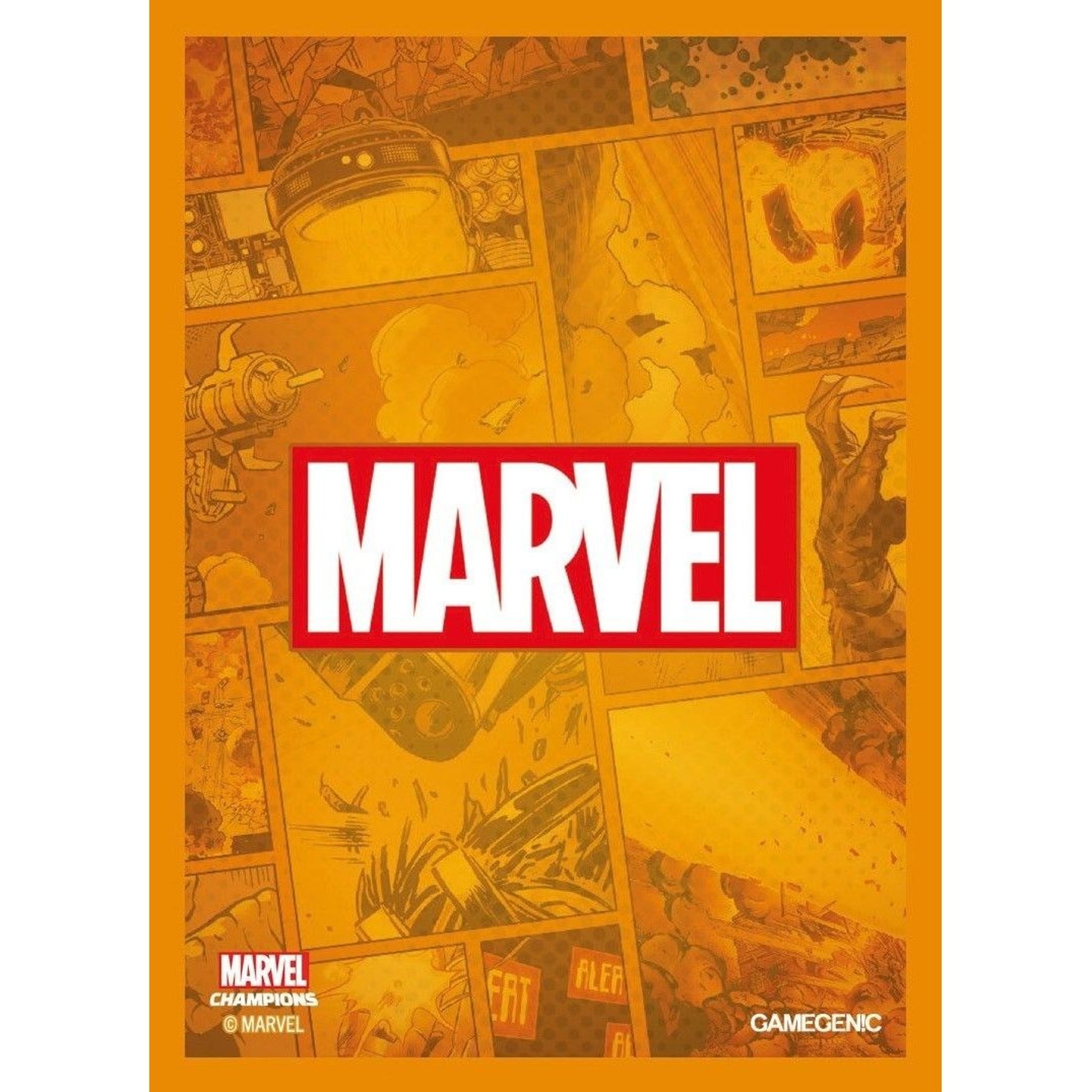 Image for Marvel Champions - Marvel Orange Card Sleeves (50ct.) - Card Sleeves