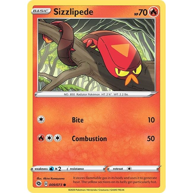 Image for Sizzlipede (09/73) (CHP) - Pokemon
