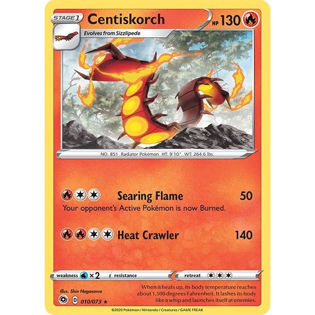 Image for Centiskorch (10/73) (CHP) - Pokemon