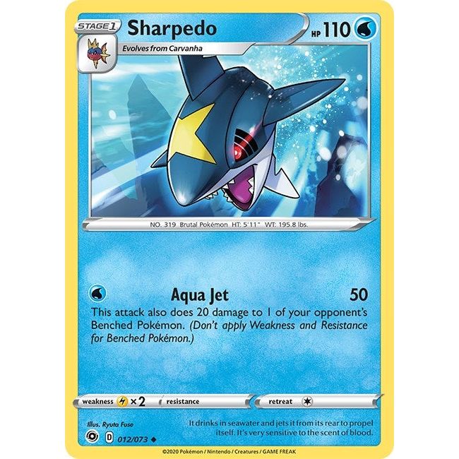 Image for Sharpedo (12/73) (CHP) - Pokemon