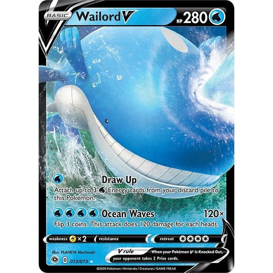 Image for Wailord V (13/73) (CHP) - Pokemon