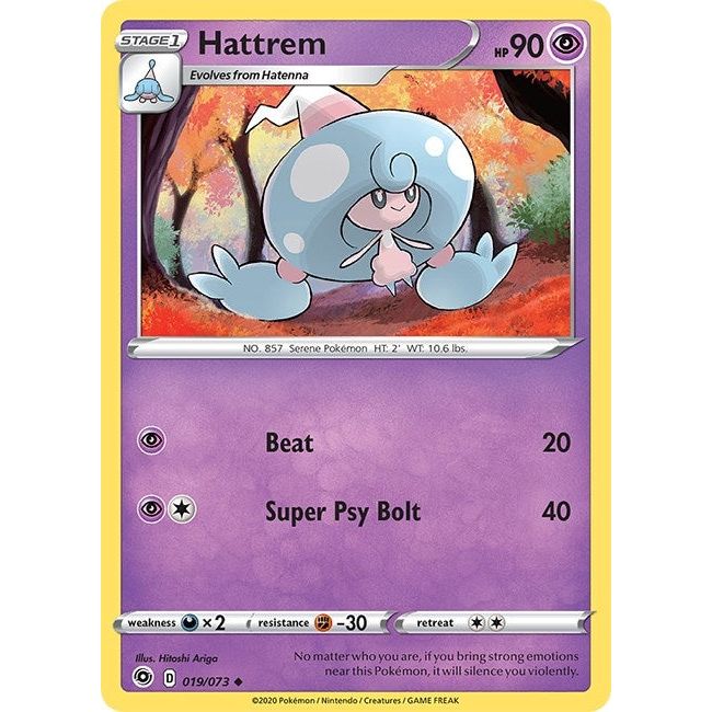 Image for Hattrem (19/73) (CHP) - Pokemon